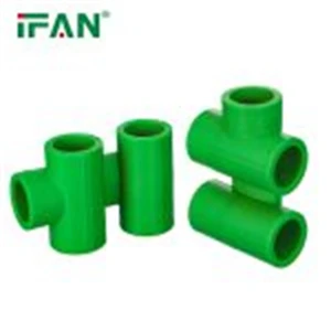 Green PPR Pipe Tee Fittings 3