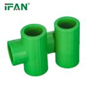 Green PPR Pipe Tee Fittings 4