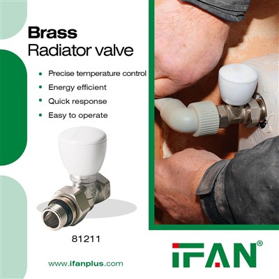 Supapă de radiator din alamă